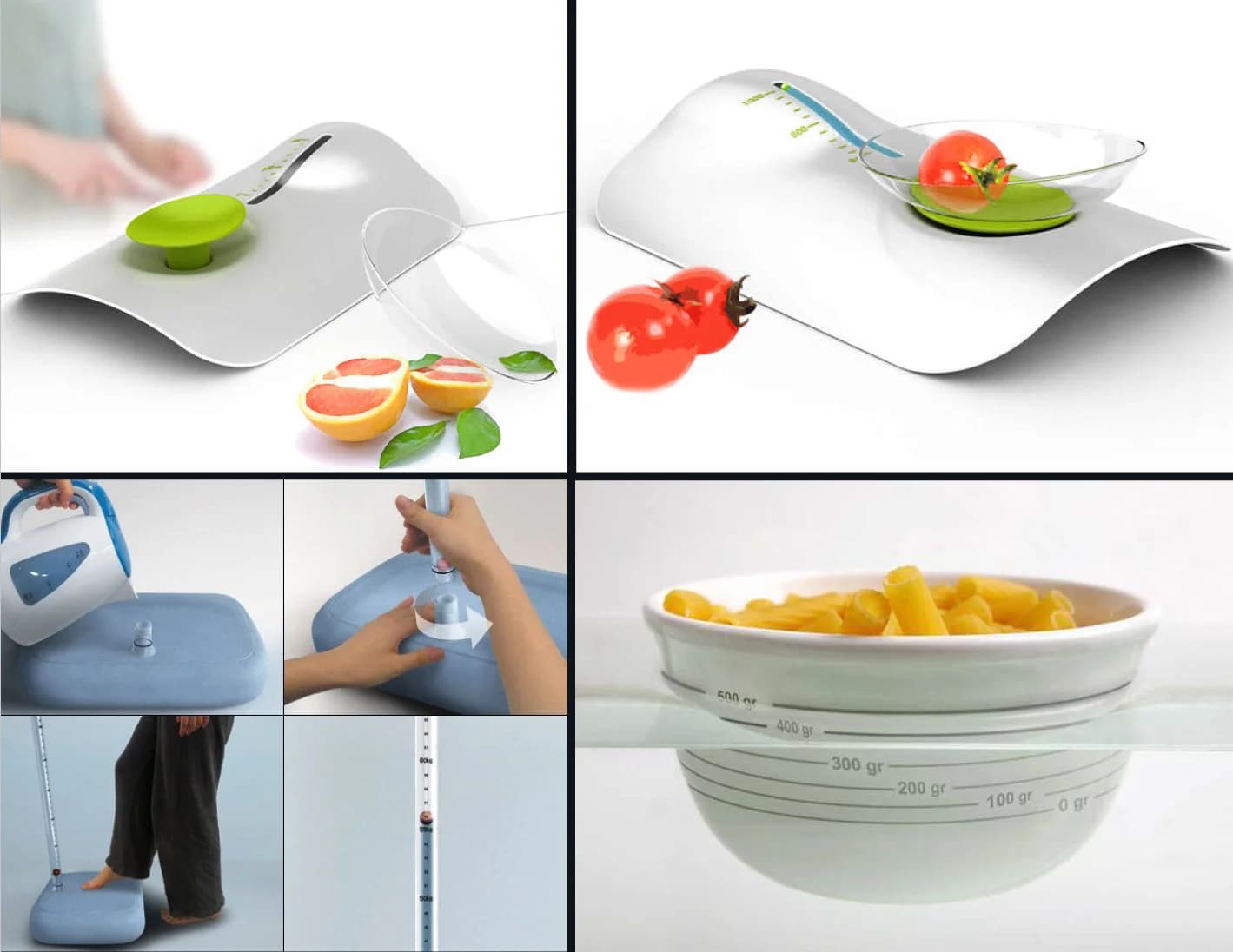 Inspiration — Water Scale, Water Climb, Weighing Bowl concepts