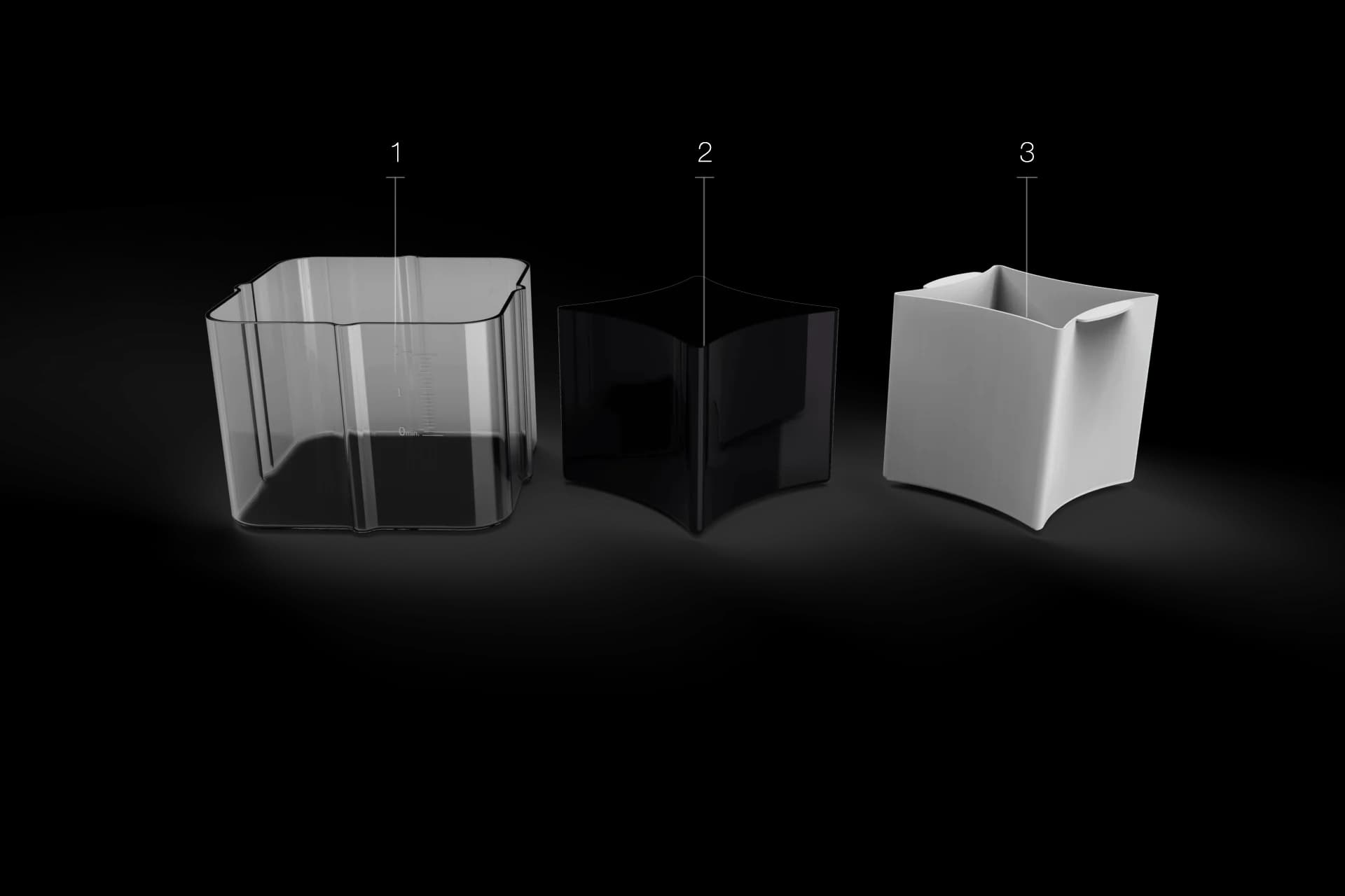 Eureka — 3 containers disassembled