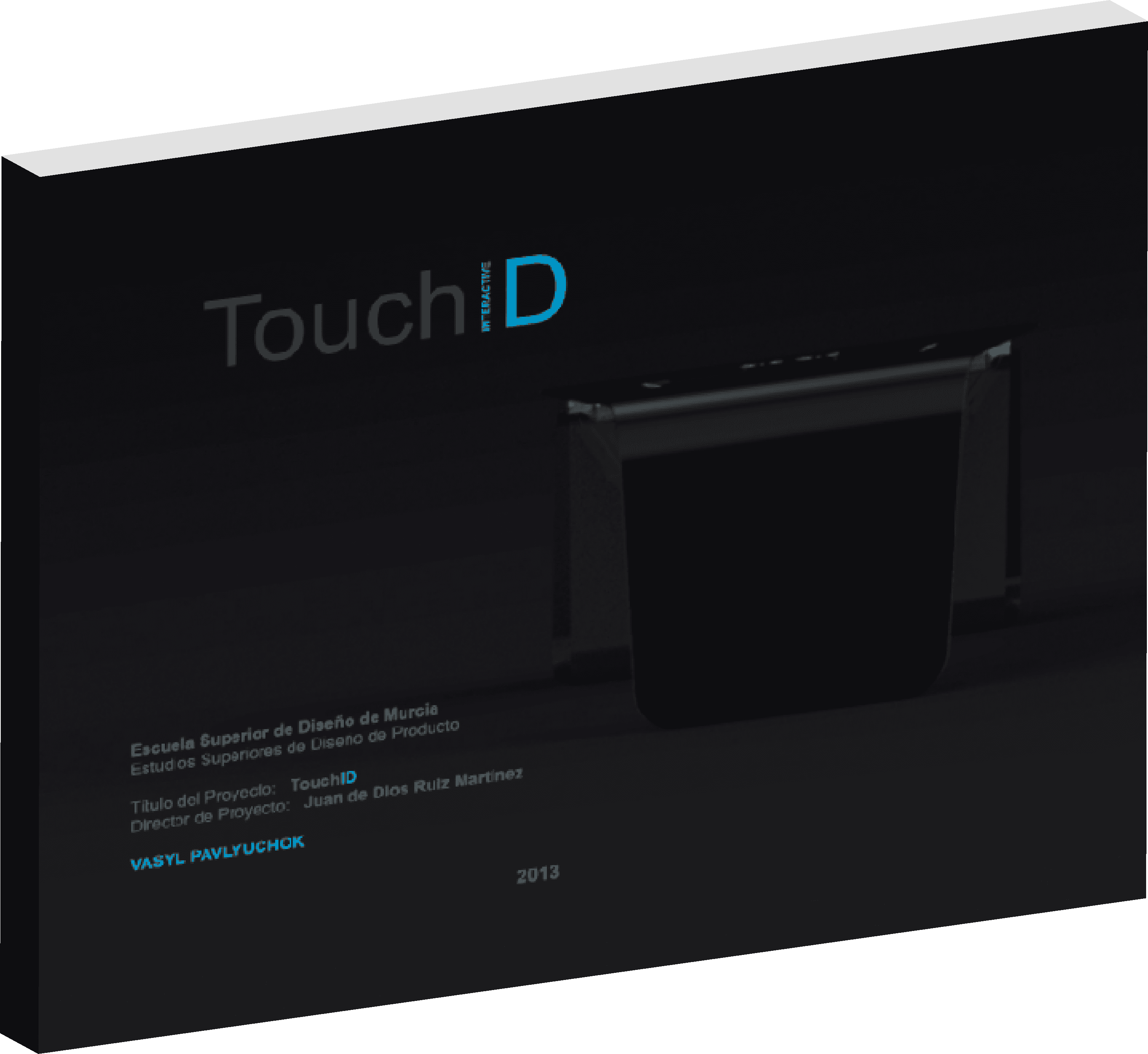 Touch ID — Final thesis book cover, ESDM 2013